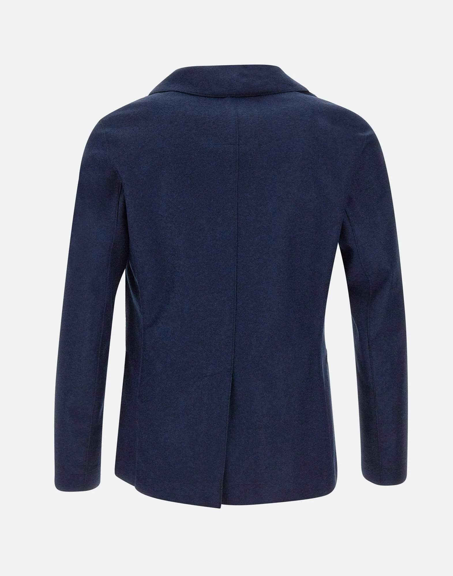 Midnight Blue Wool Blend Blazer