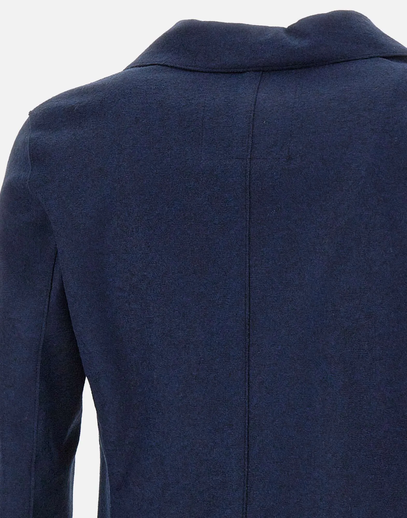 Midnight Blue Wool Blend Blazer