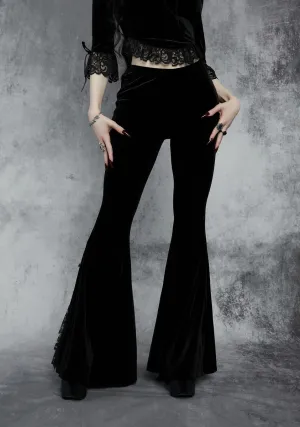 Midnight Divination Velvet Bell Bottoms