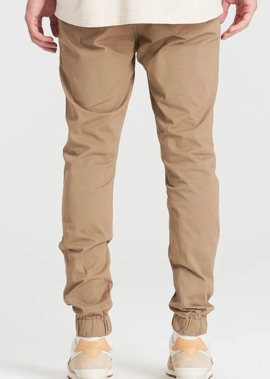 Midweight Chino Jogger - Tan