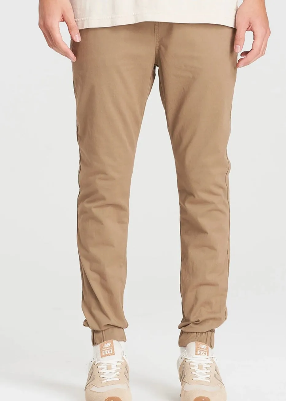 Midweight Chino Jogger - Tan
