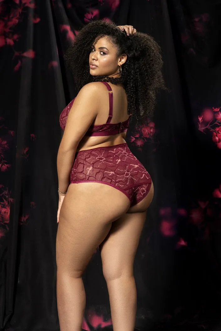 Milana Bralette and High Waist Panty Set