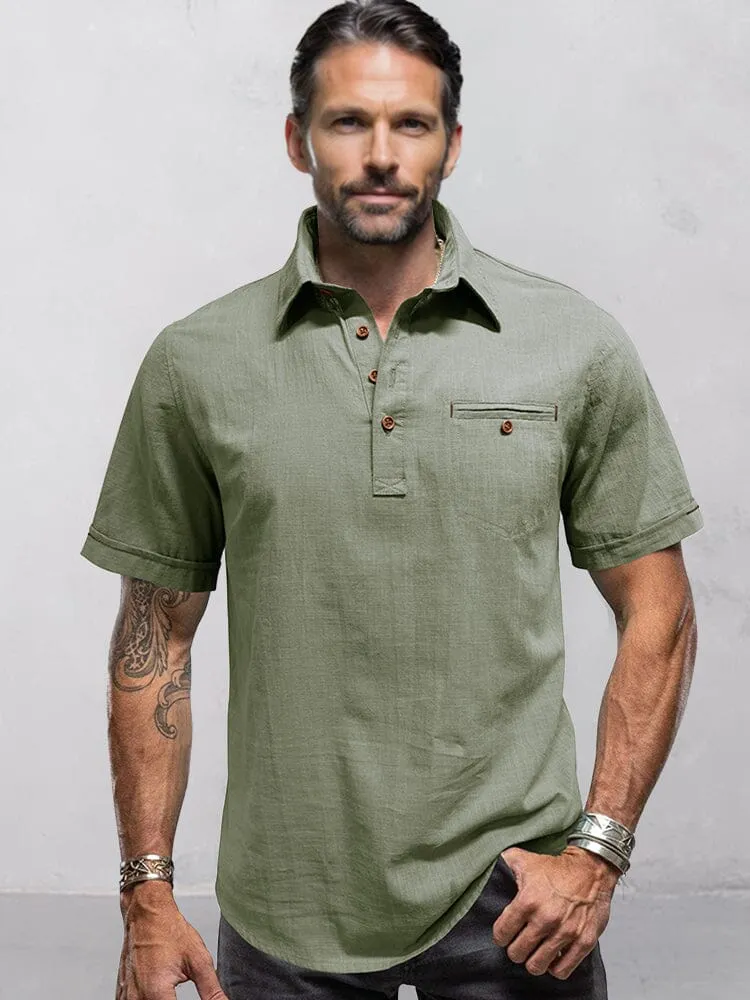 Minimalist Linen Style Shirt