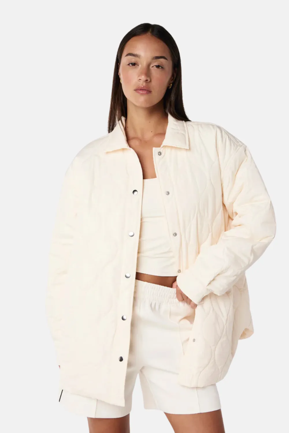 Moment Jacket | Whisper White Cream