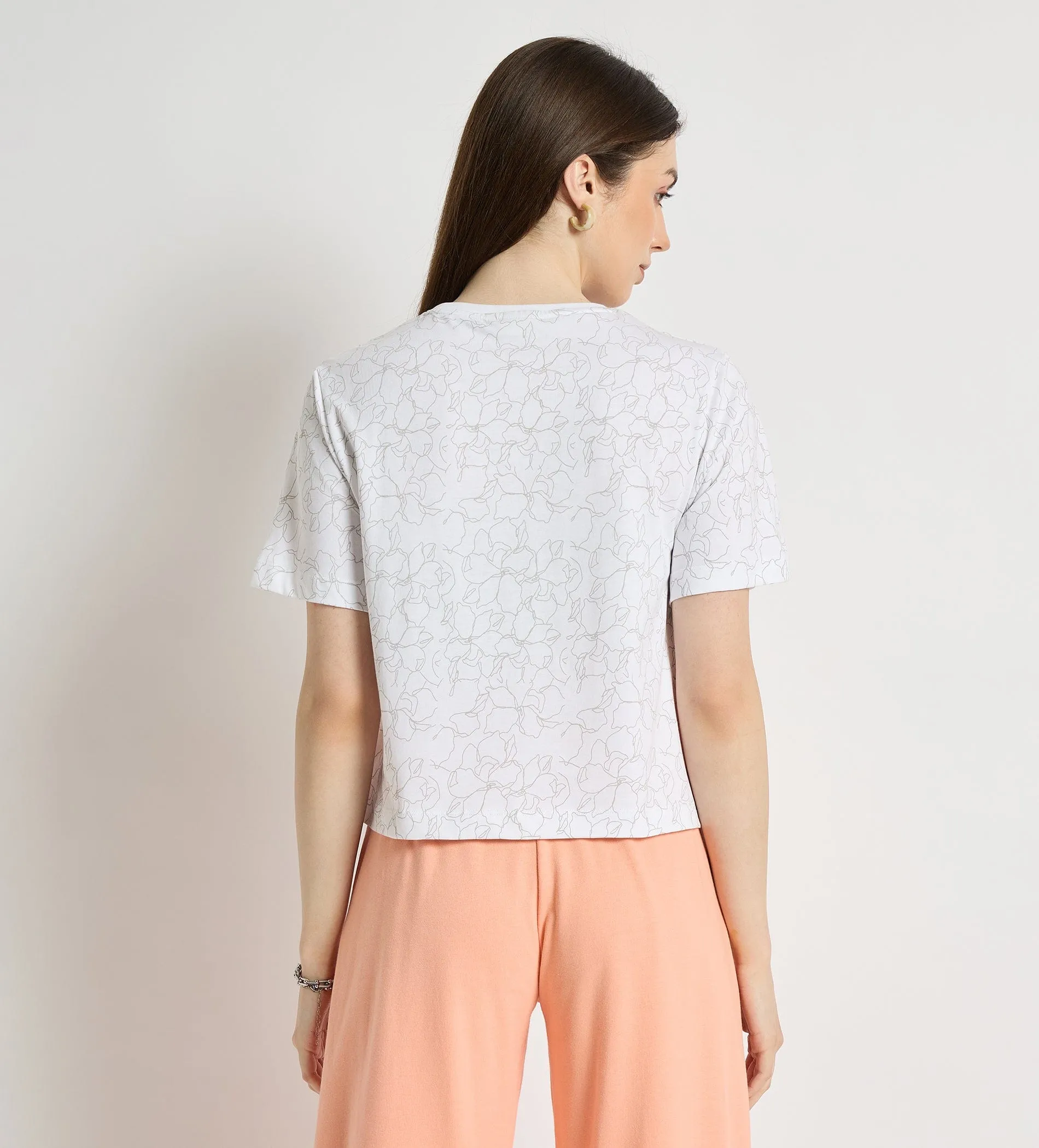 Monochrome Ombre Crop Top