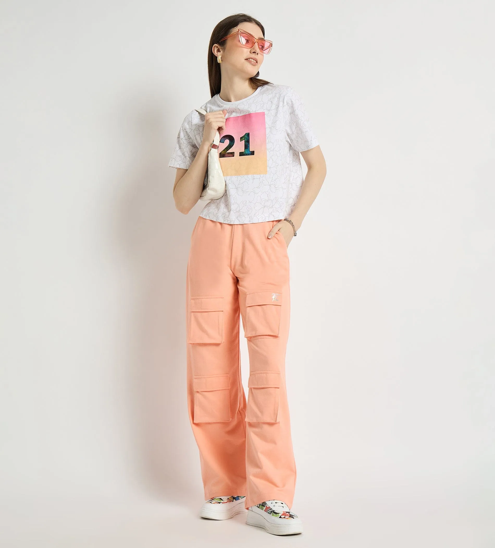 Monochrome Ombre Crop Top