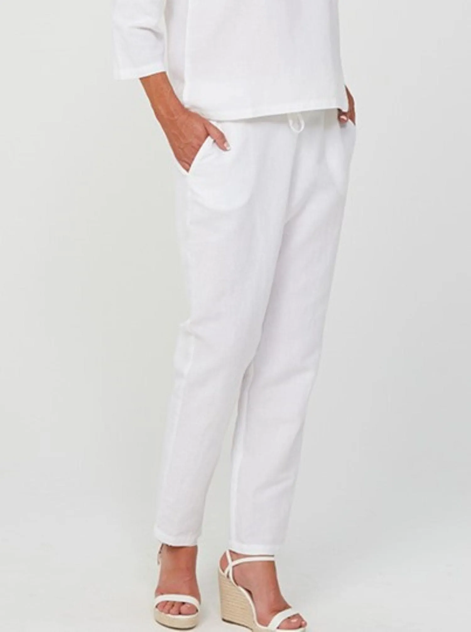 NATALIE Pants | White