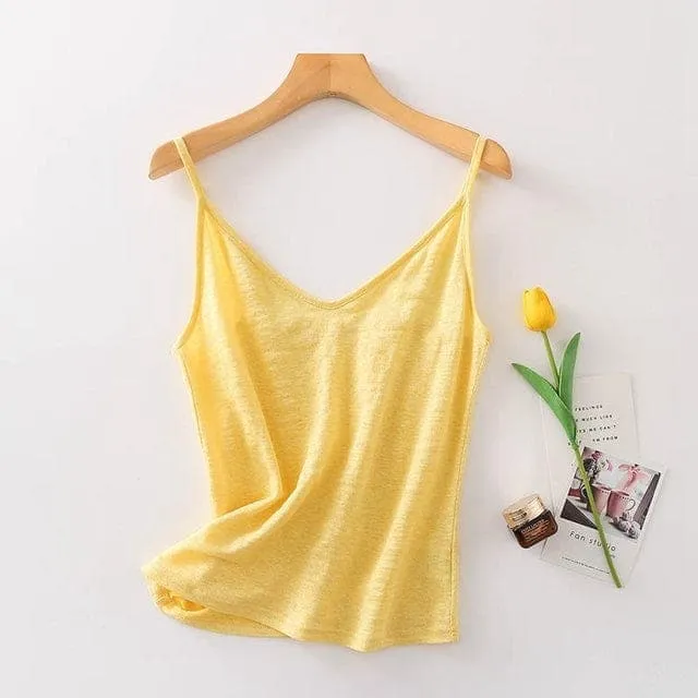Natasa Silk & Linen Cami