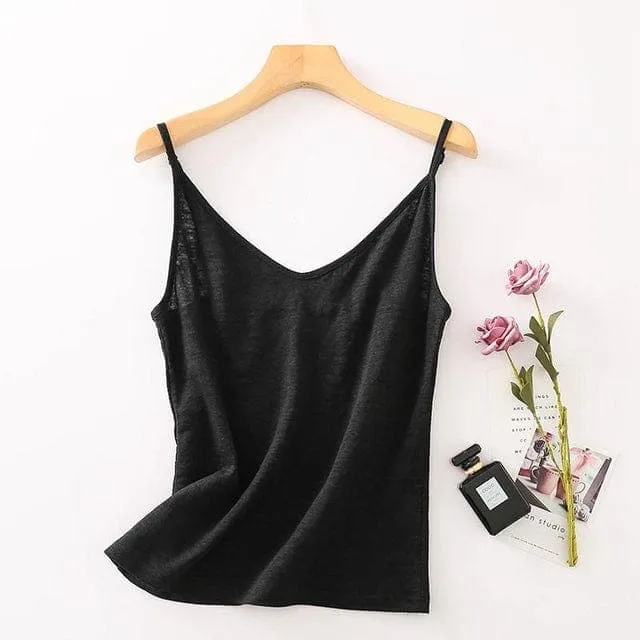 Natasa Silk & Linen Cami