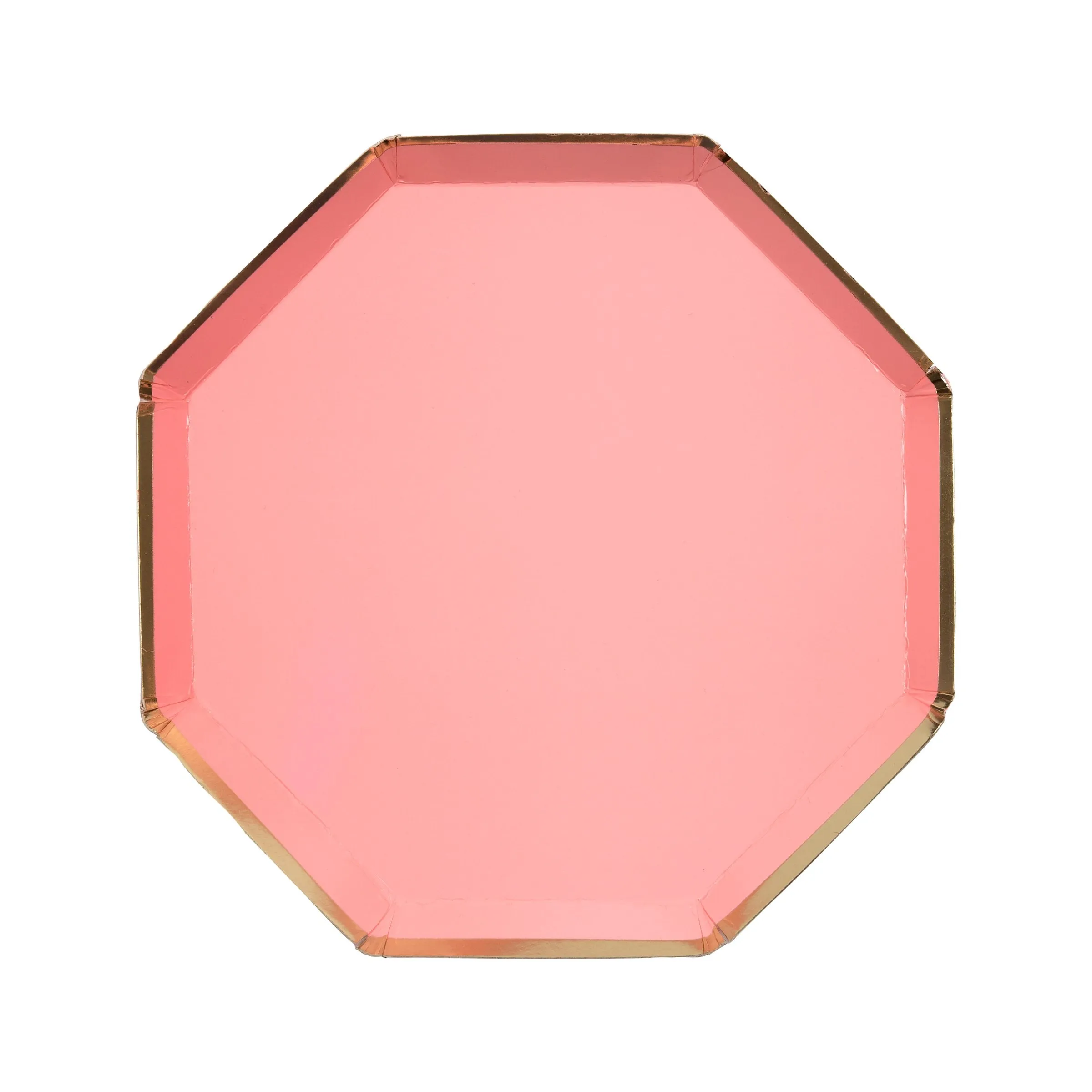 Neon Coral Side Plates (x 8)