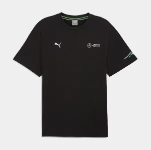 Neon Energy Mercedes AMG Petronas F1  Mens Short Sleeve Shirt (Black/Green)