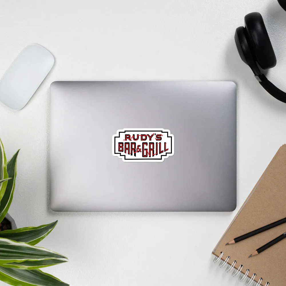 Neon Sign Logo Sticker