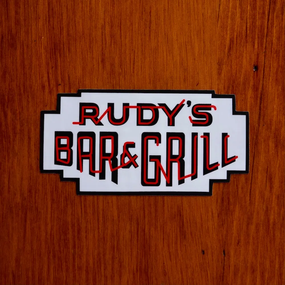 Neon Sign Logo Sticker