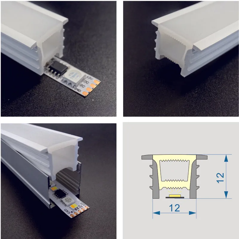 Neon Sign Silica Gel Covering Tube for WS2812B SK6812 LED Light Strip Flexible Soft Spotless Neon