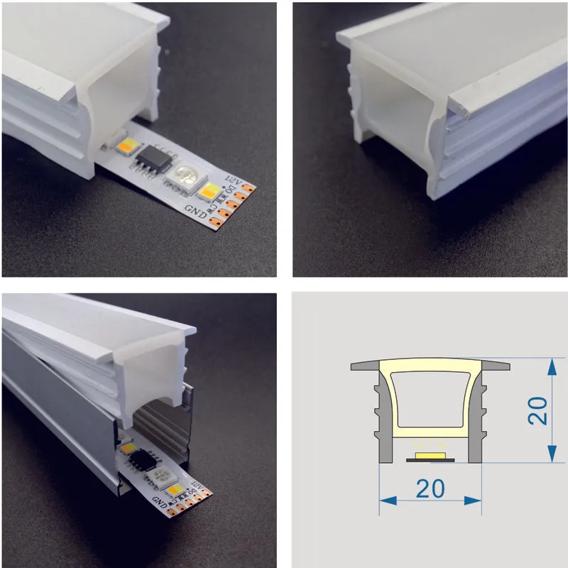 Neon Sign Silica Gel Covering Tube for WS2812B SK6812 LED Light Strip Flexible Soft Spotless Neon