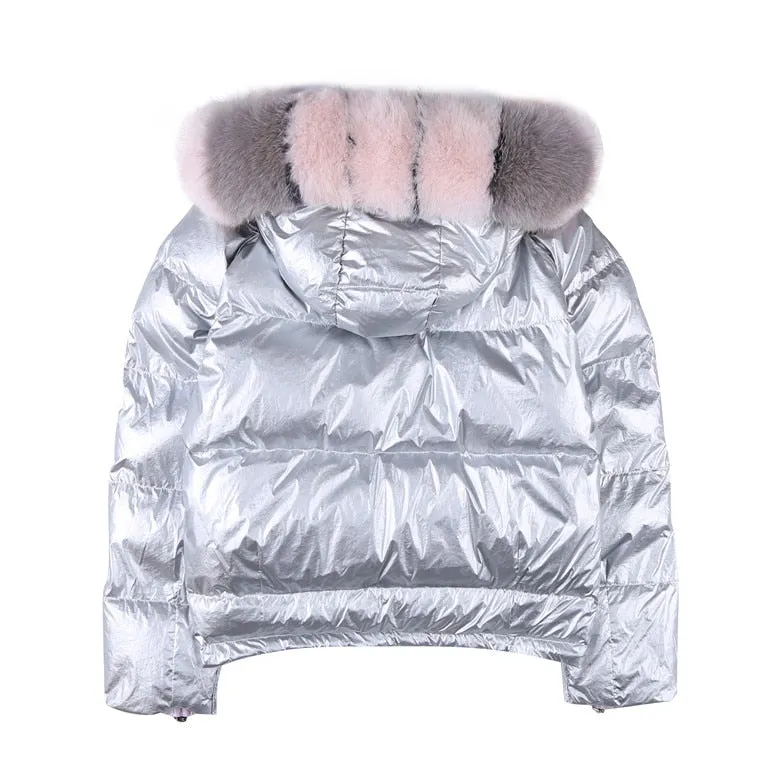 New Arrival Fashion Coats Women Winter Sweater Fur Collar Hood Casual Warm Cotton Coat Women Clothes