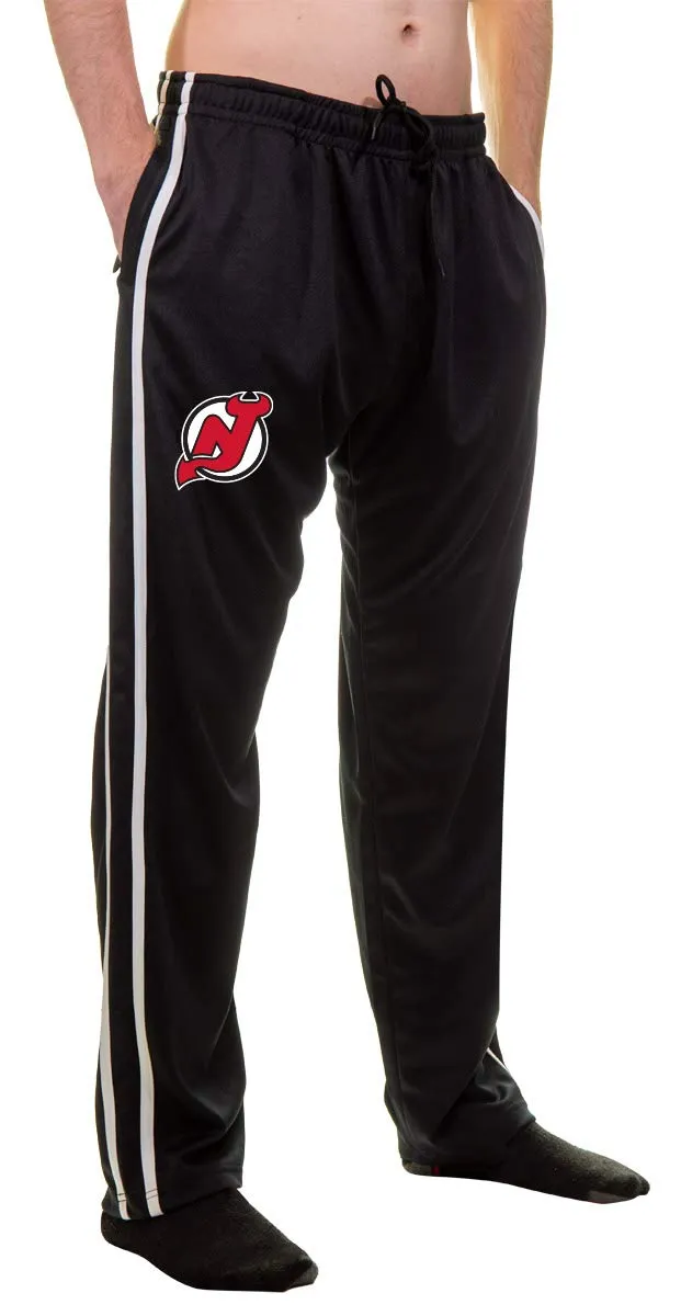 New Jersey Devils Striped Training Pants for Men