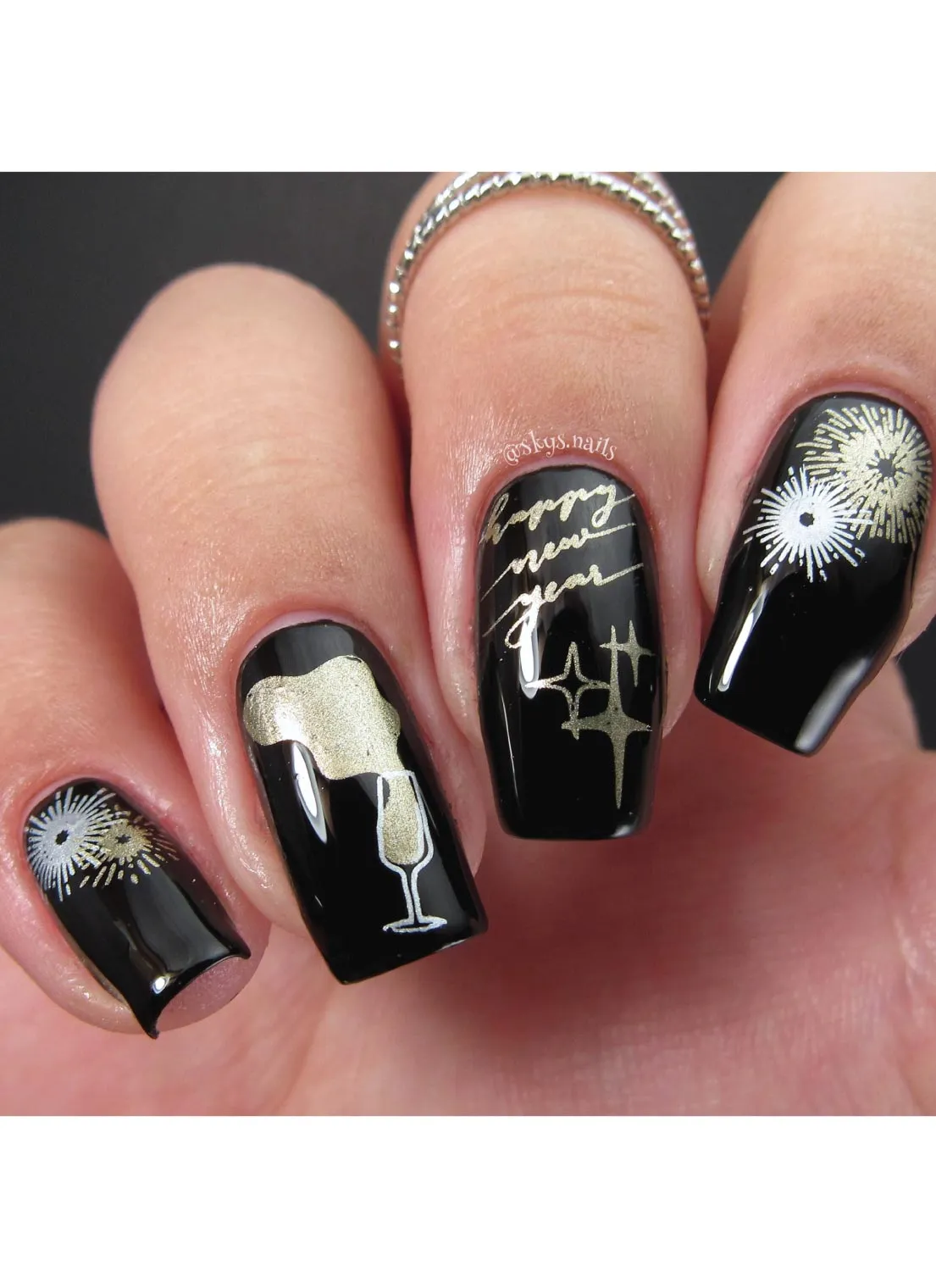 New Year New Digits - Uber Chic Stamping Plate