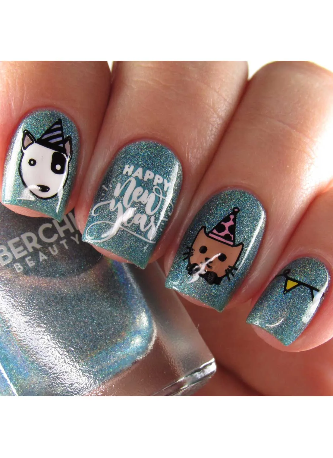 New Year New Digits - Uber Chic Stamping Plate