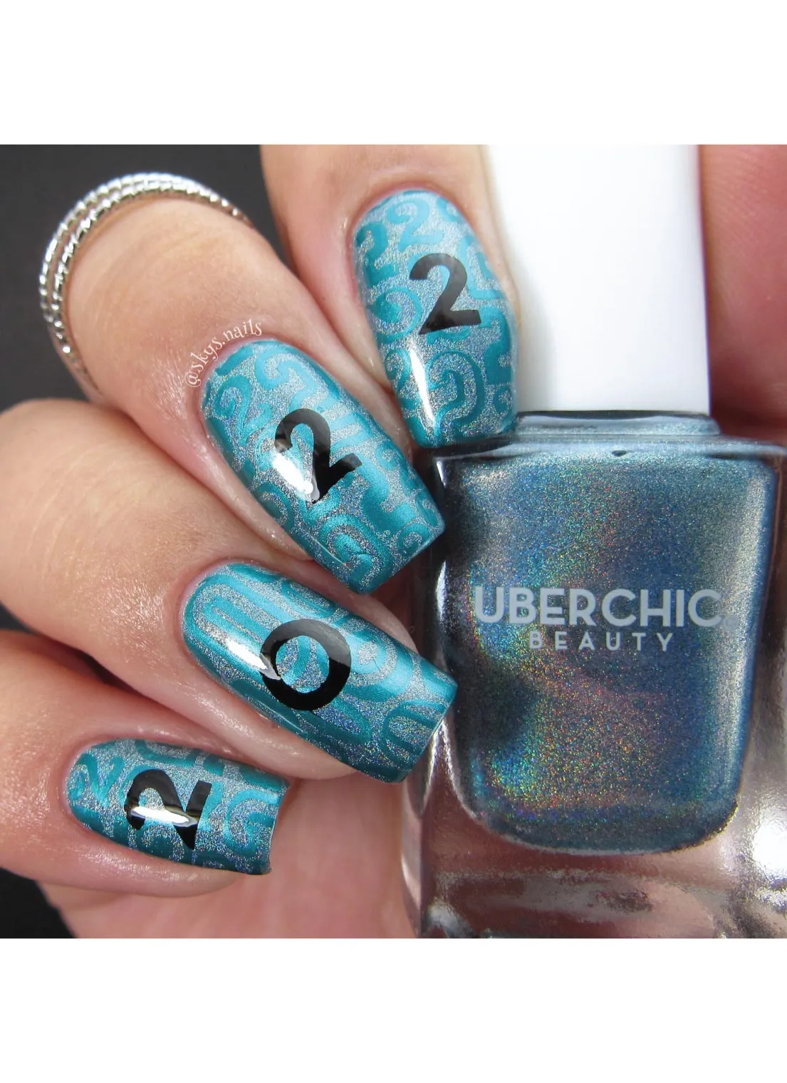 New Year New Digits - Uber Chic Stamping Plate