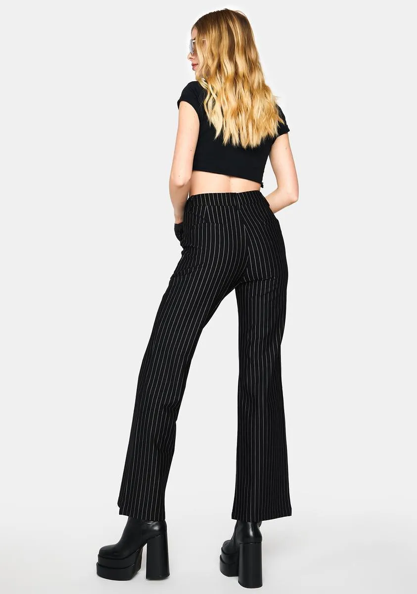 Night Make The Rules Pinstripe Pants