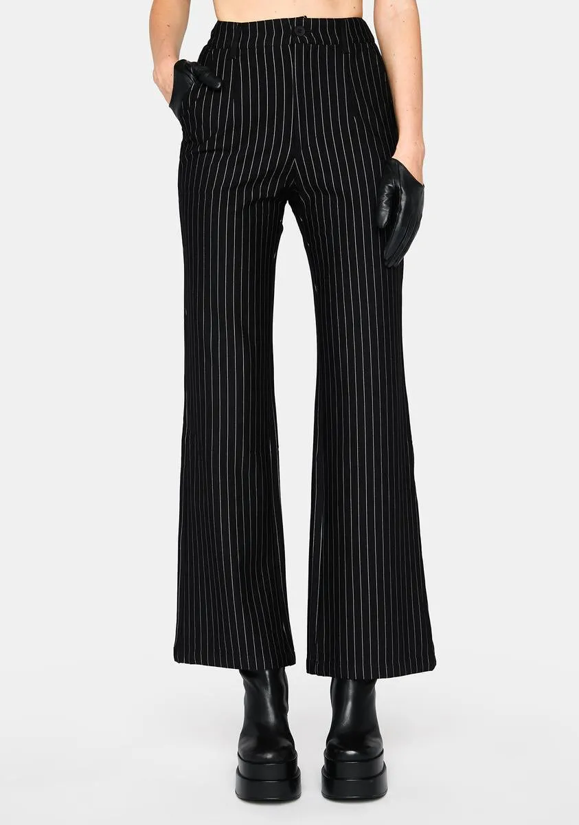 Night Make The Rules Pinstripe Pants