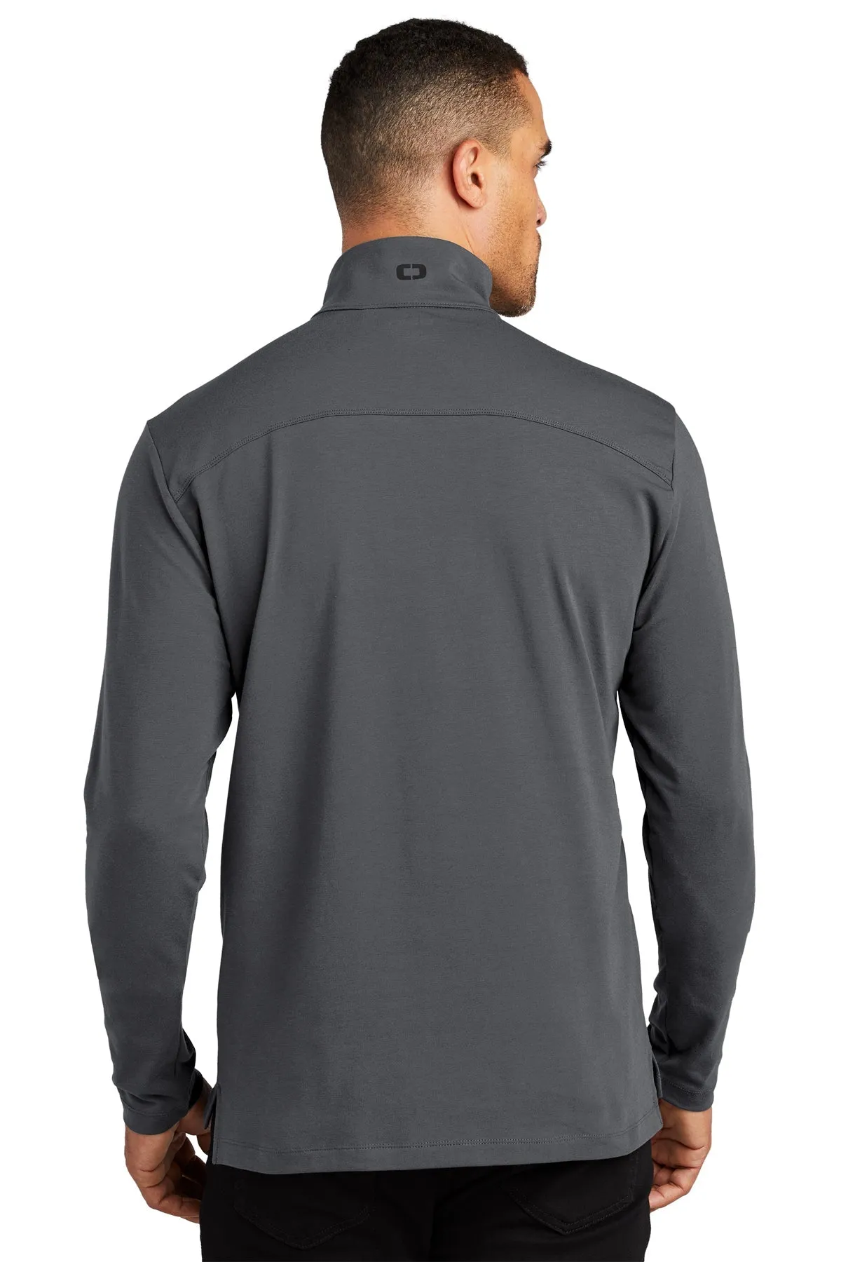 OGIO Limit Custom Quarter Zips, Diesel Grey
