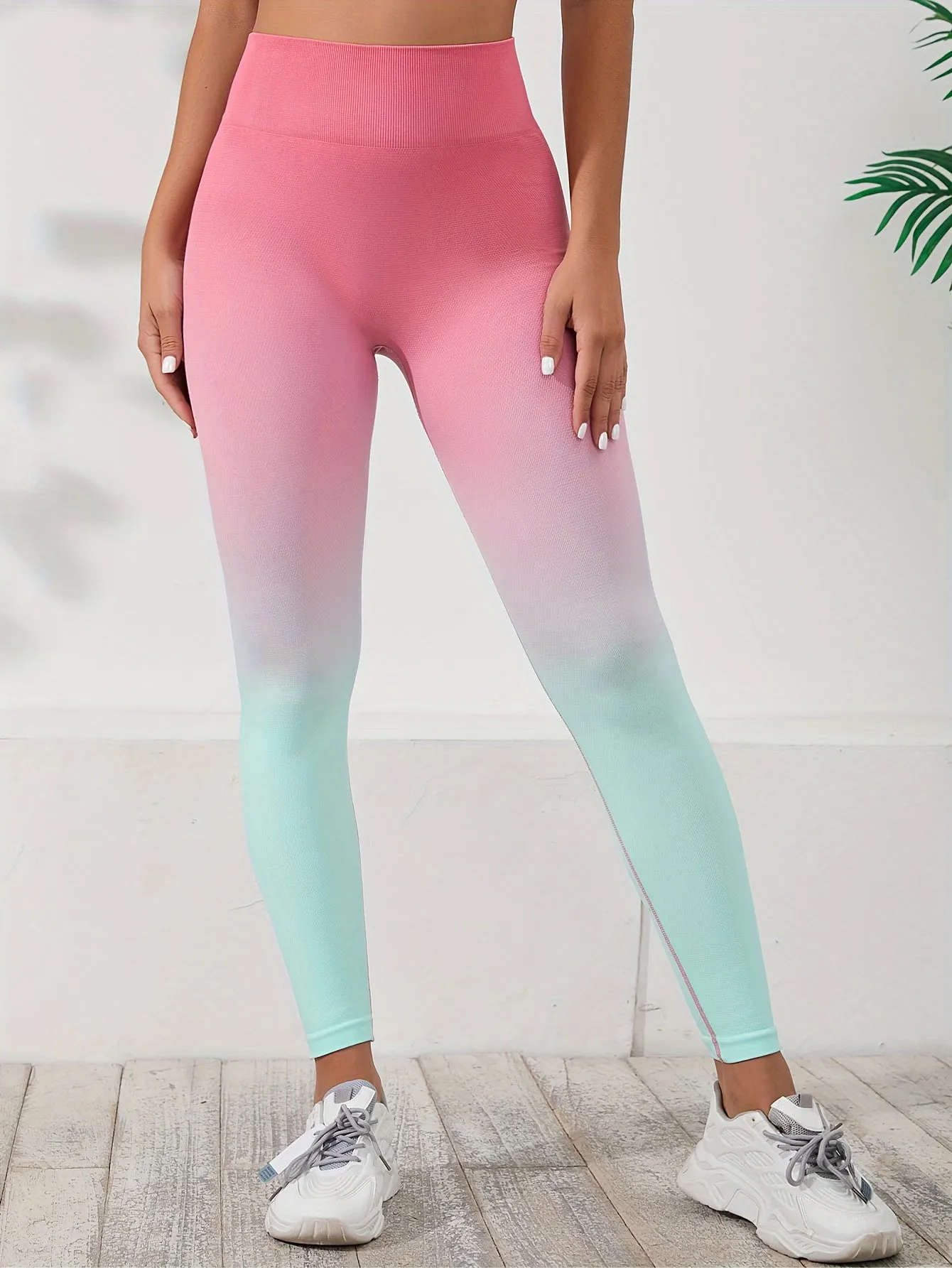 Ombre High Waist Yoga Pants