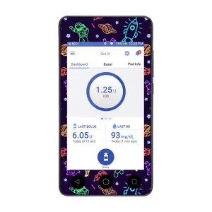 Omnipod DASH Cover (Neon Space)