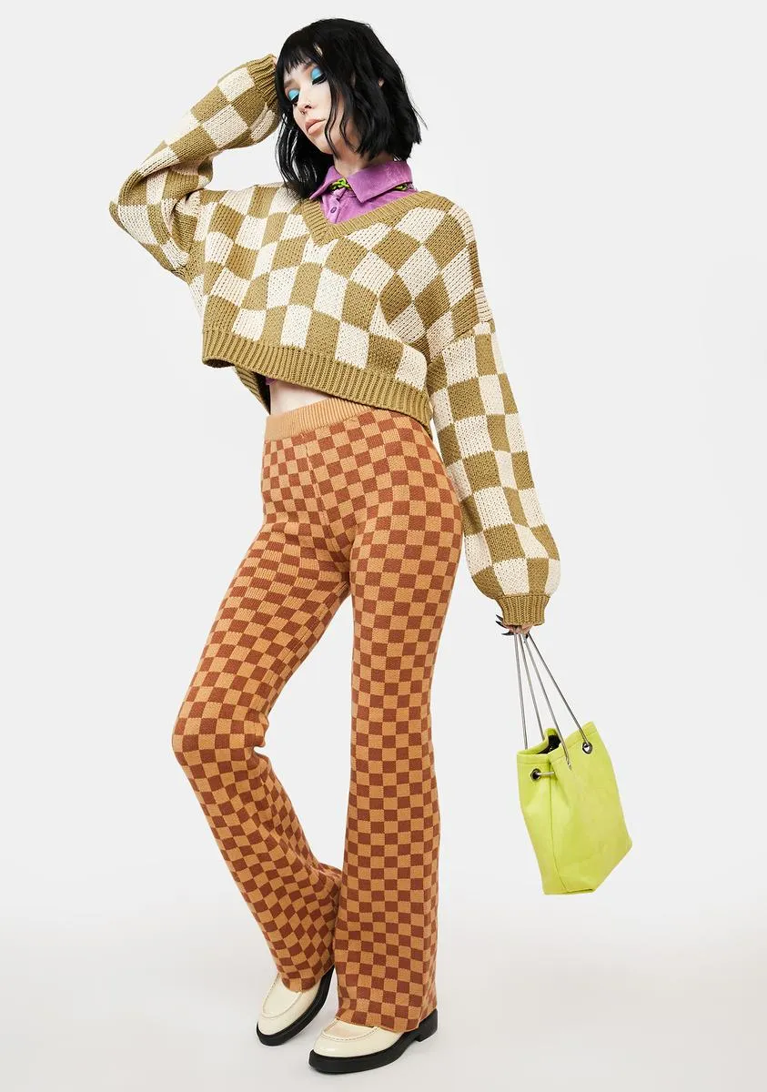 On The Move Checkered Pants