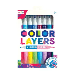 OOLY: Color Layers Double-Ended Layering Markers (Set of 8)
