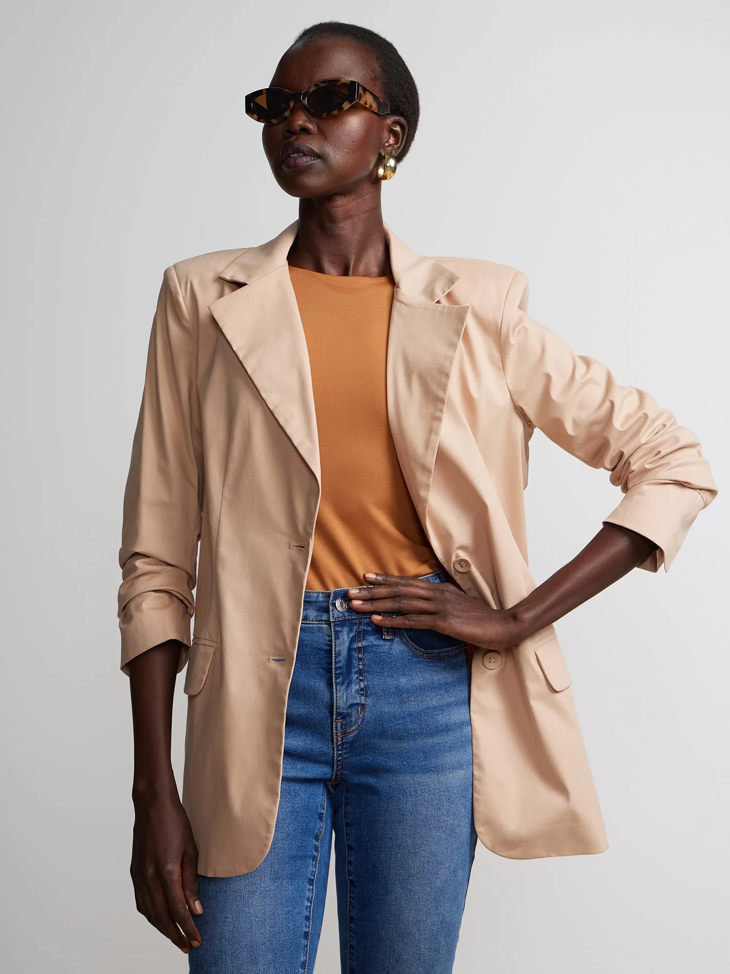 Oversized 2-Button Blazer