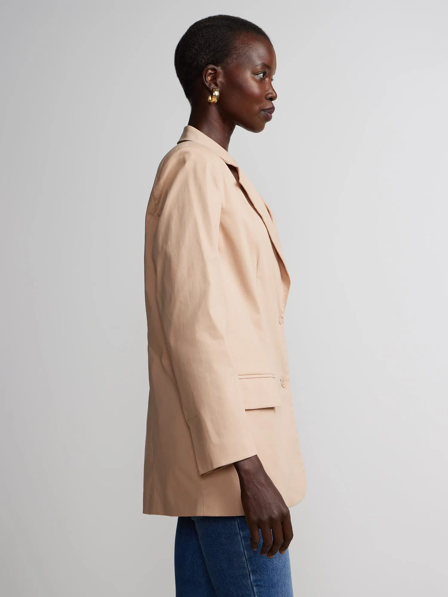 Oversized 2-Button Blazer