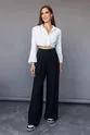 Palazzo pants with waist rubber -