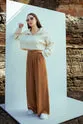 Palazzo pants with waist rubber -