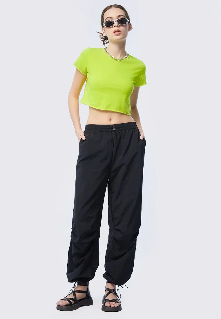Parachute High Waist Long Pants