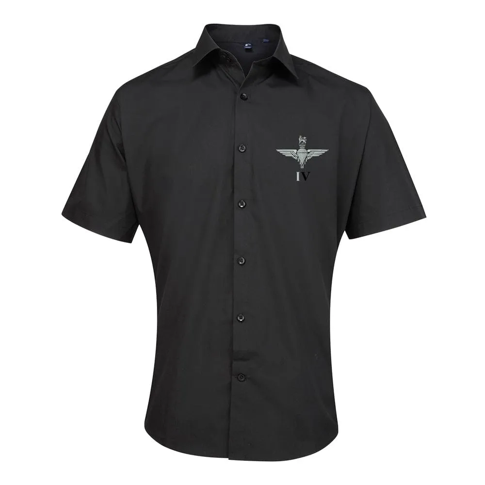 Parachute Regiment 4 PARA Embroidered Short Sleeve Oxford Shirt
