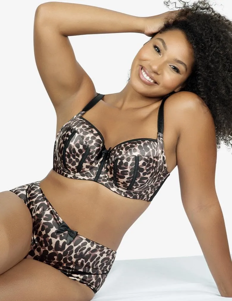 Parfait Charlotte Leopard Brown 6917 High Waisted Brief