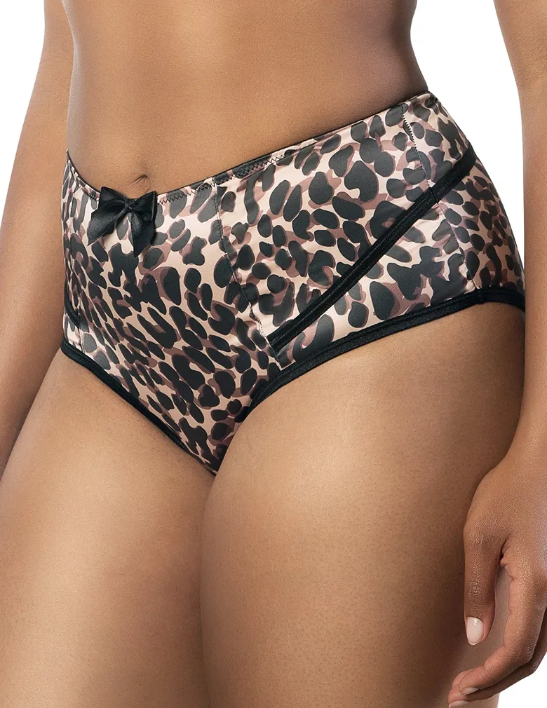 Parfait Charlotte Leopard Brown 6917 High Waisted Brief