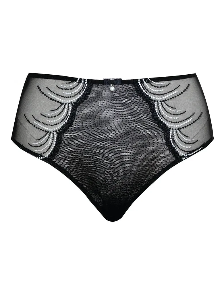 Parfait Pearl P6093 Black French Cut Panty