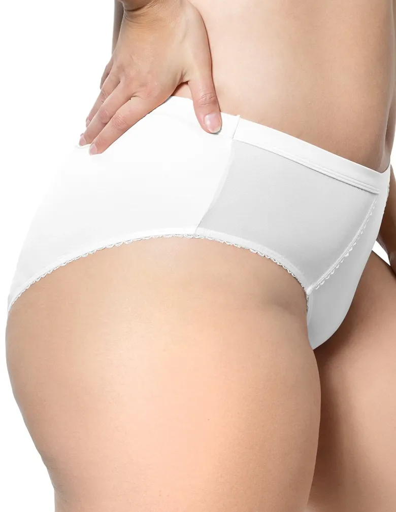 Parfait PP306 Pearl White Micro Dressy French Cut Panty