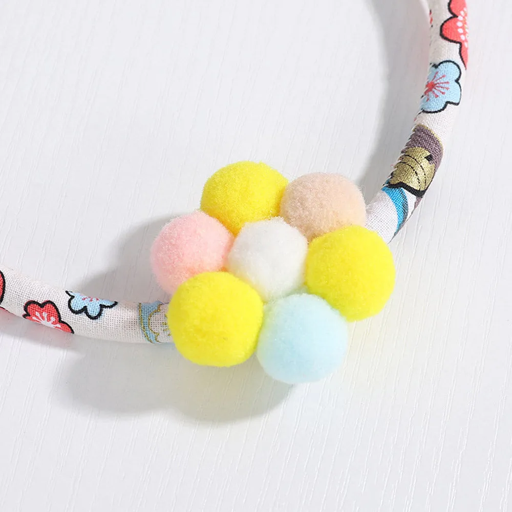 PAWS ASIA Suppliers Direct Sale Best Popular Cat Dog Wedding Collar With Flower Accessories