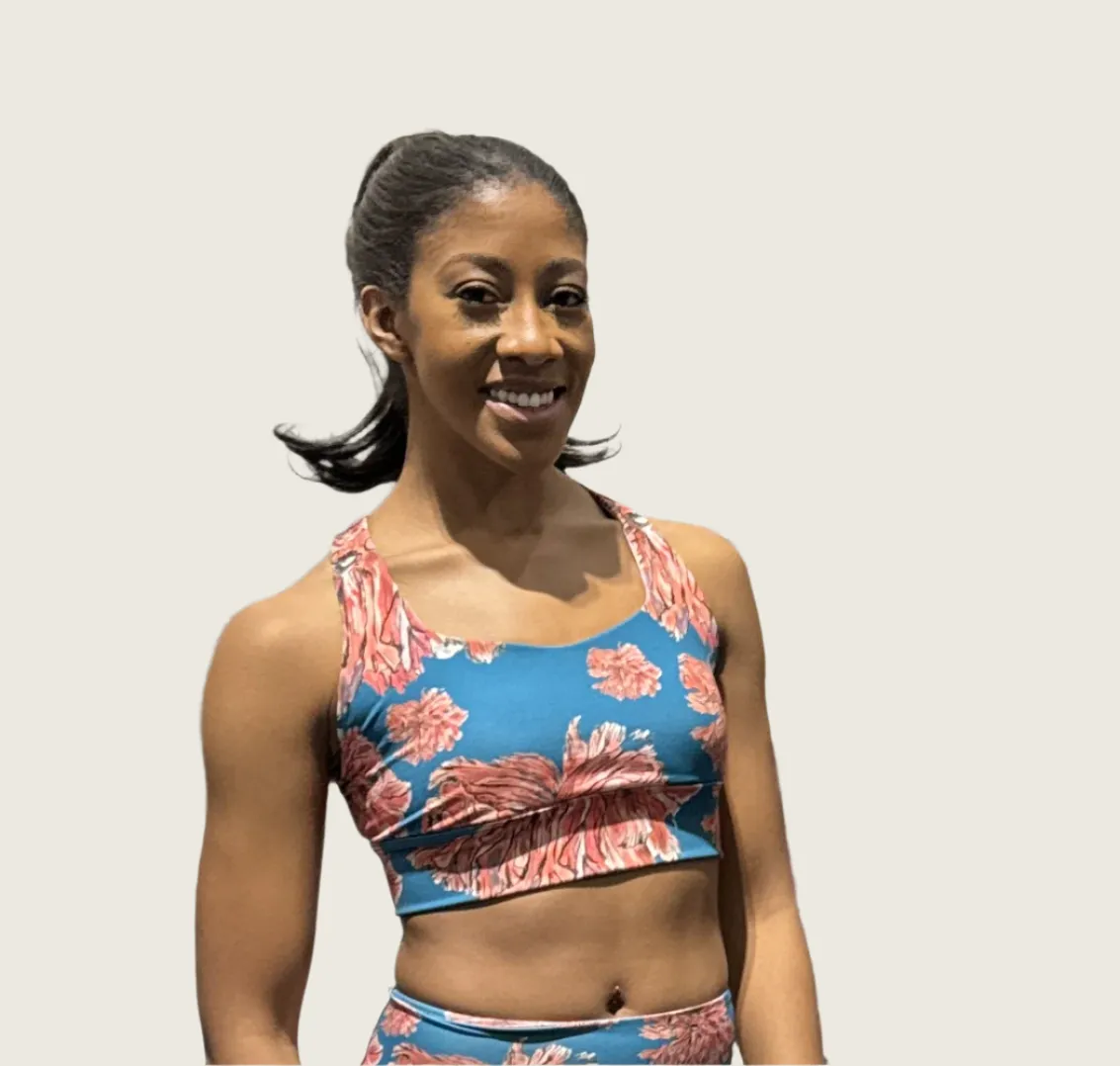 Peonies High Waist Pocket Leggings