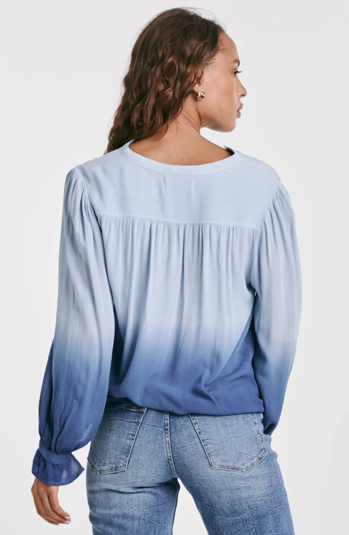 Peony Top - Eternal Blue