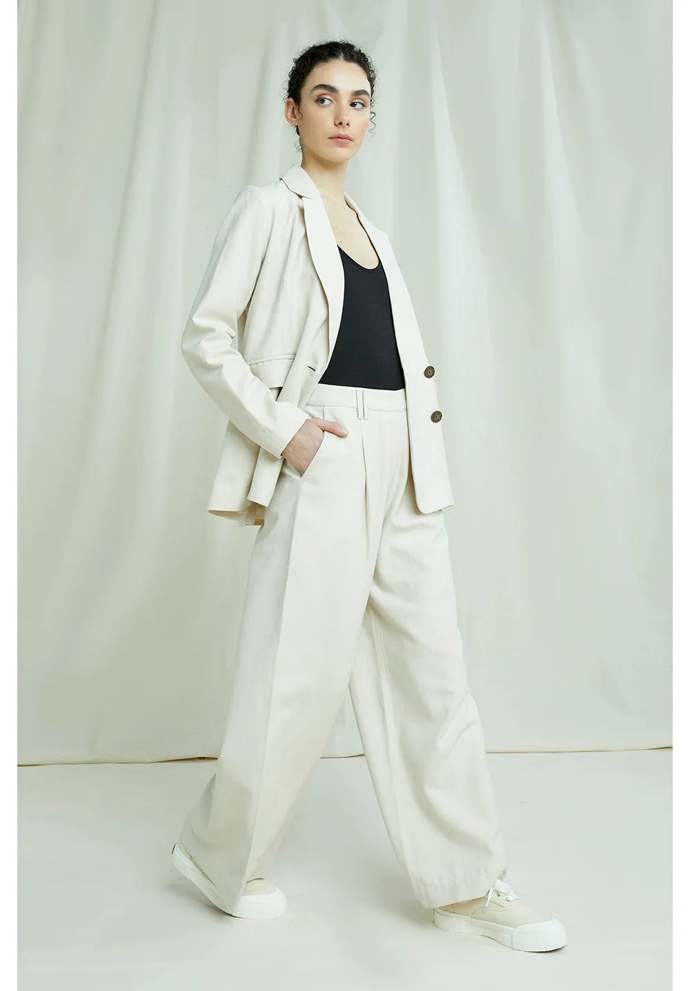 People tree - Naira Blazer Fog Tailoring