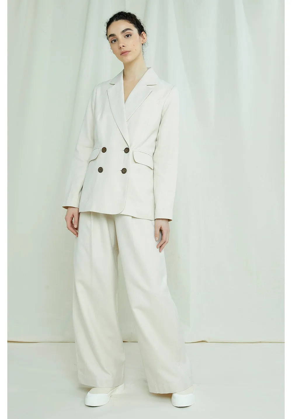 People tree - Naira Blazer Fog Tailoring