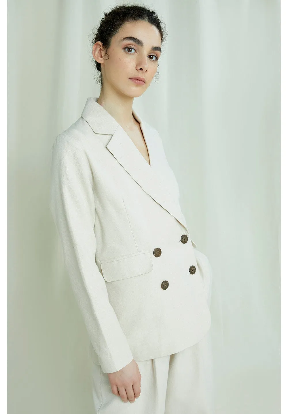 People tree - Naira Blazer Fog Tailoring