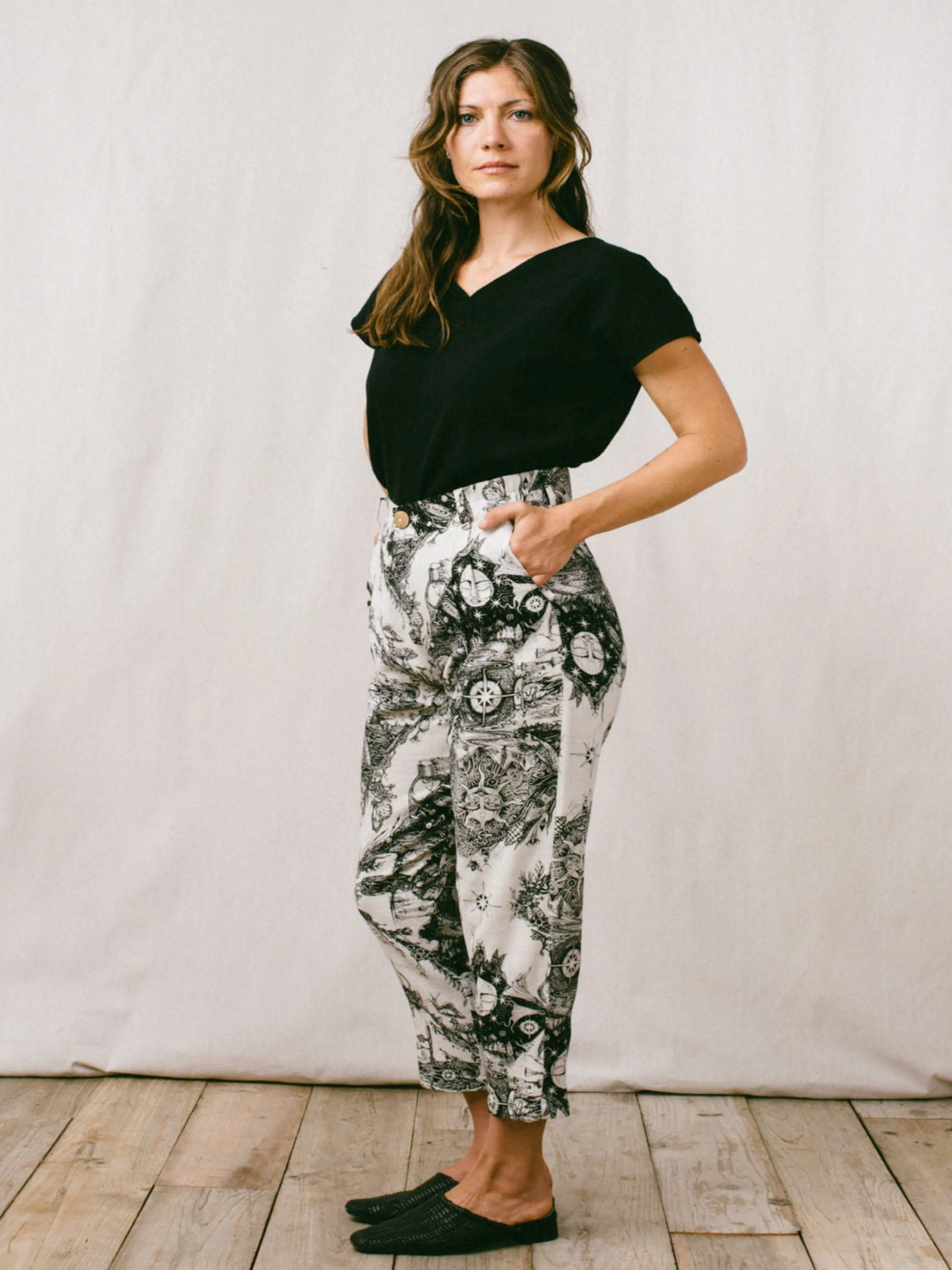 Perfect Pant 2.0 in Earth Worship Linen