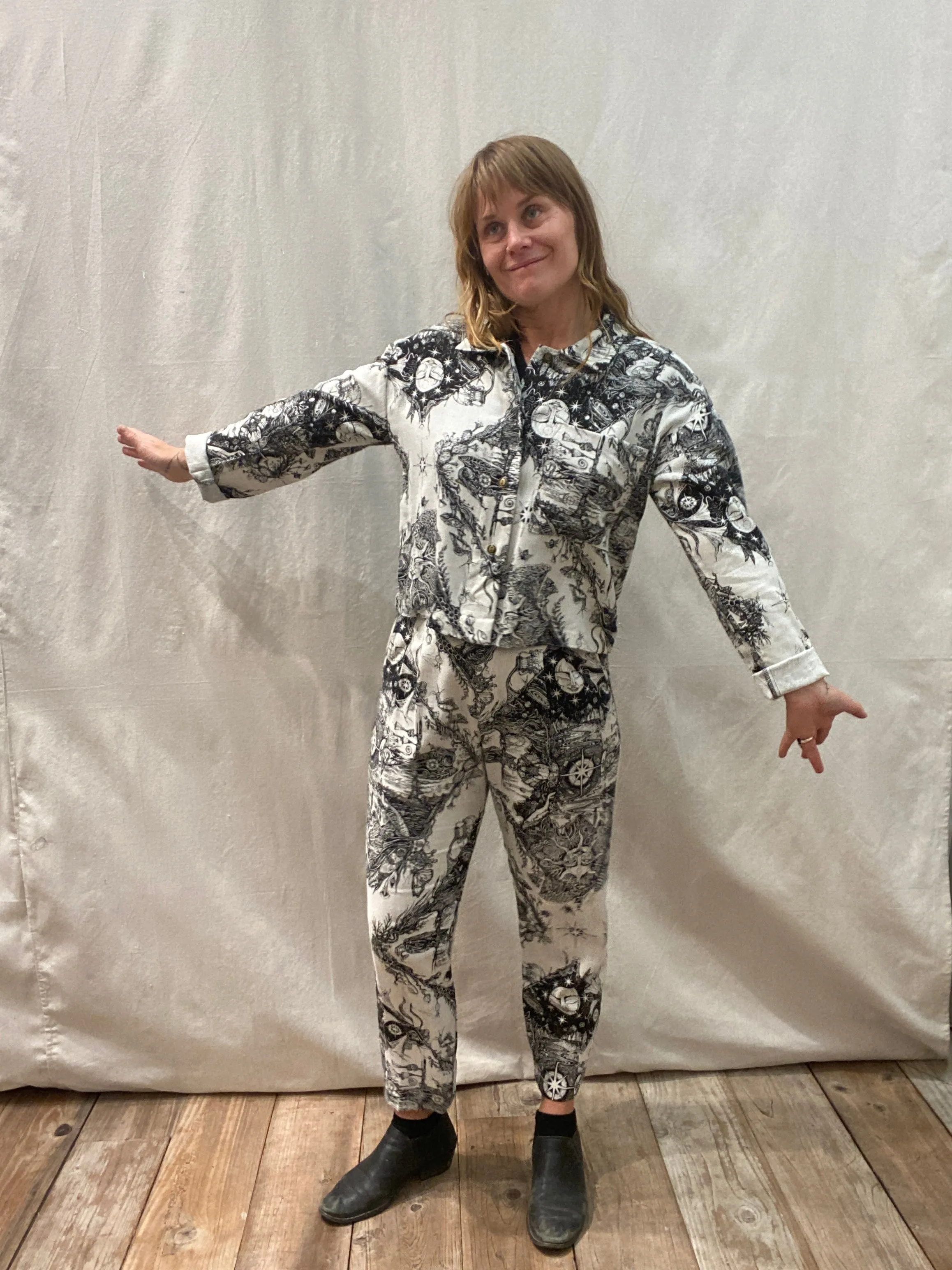 Perfect Pant 2.0 in Earth Worship Linen