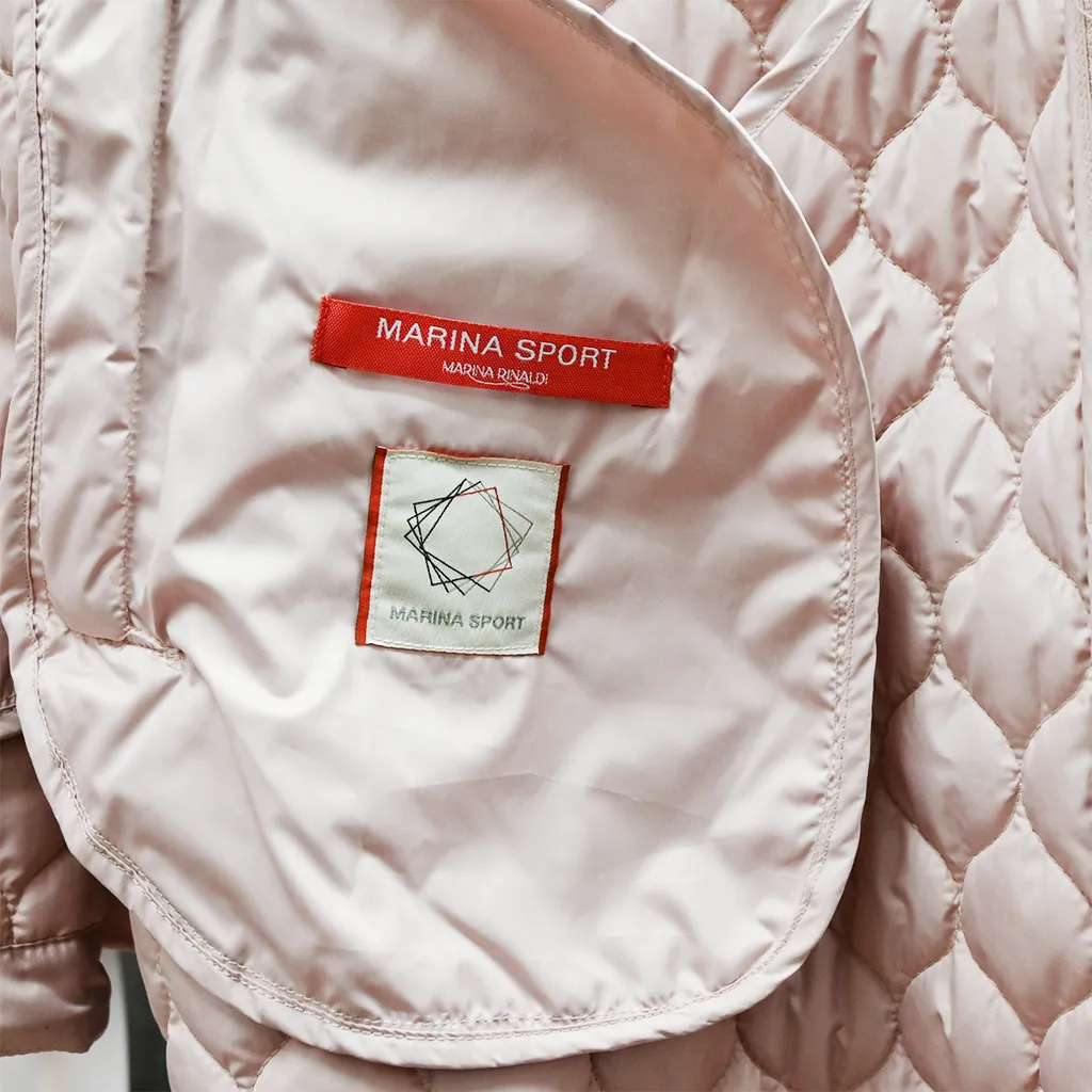 Pink Quilted Coat